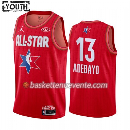 Maillot Basket Miami Heat Bam Adebayo 13 2020 All-Star Jordan Brand Rouge Swingman - Enfant